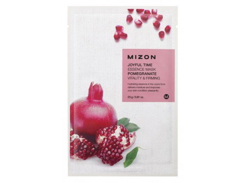 Mizon veido kaukė Joyful Time Essence Mask Pomegranate su granatais 23g Mizon veido kaukė Joyful Time Essence Mask Pomegranate su granatais 23g